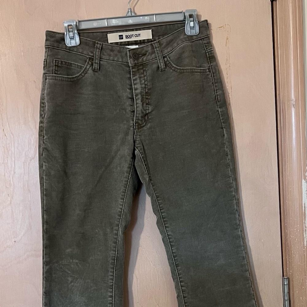 Vintage GAP Corduroy Bootcut Jeans Size 4 Ankle